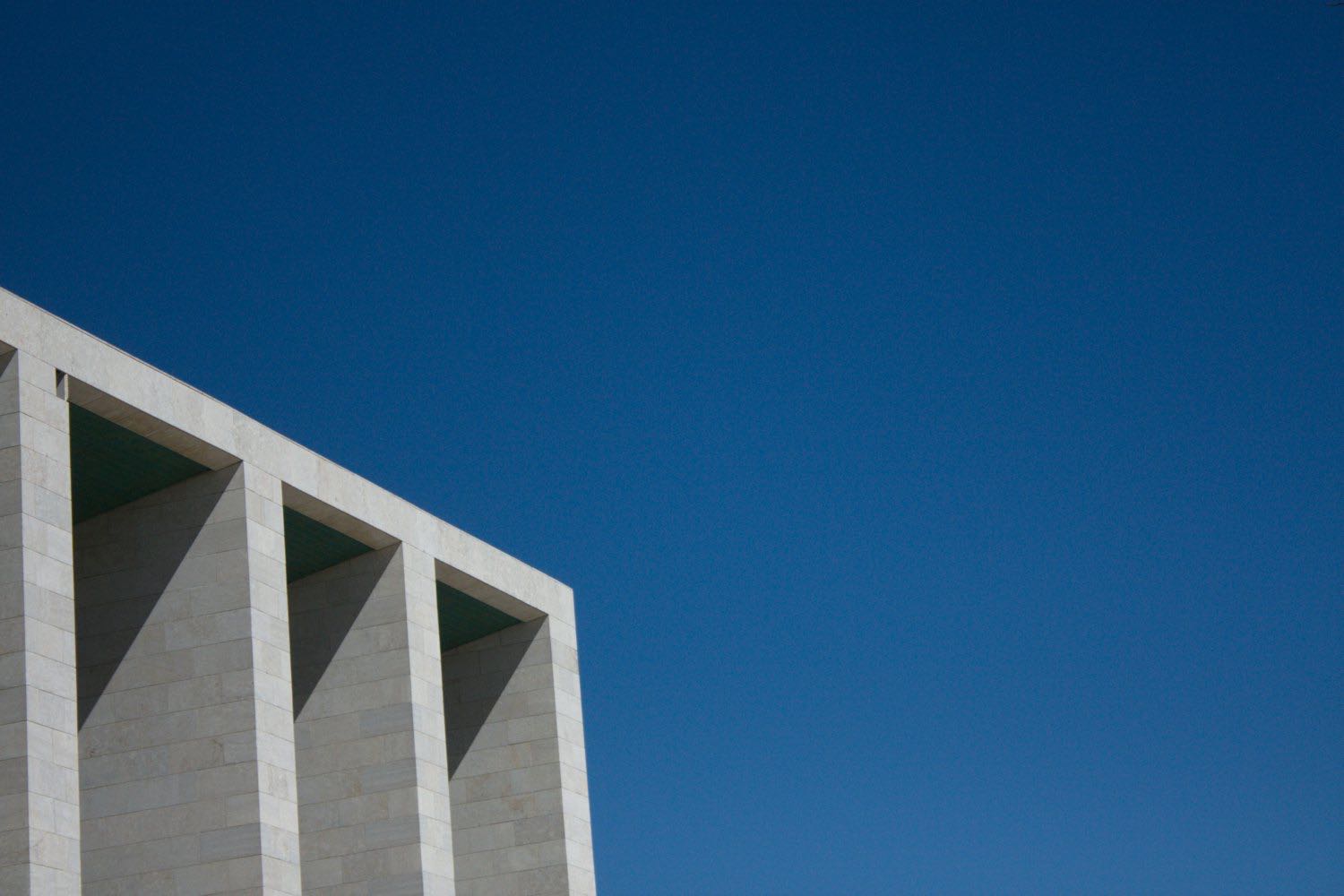 Concrete frame detail