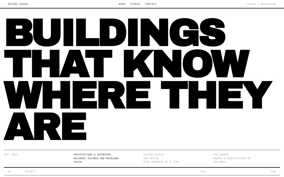 Estudi Roura concept — architecture practice