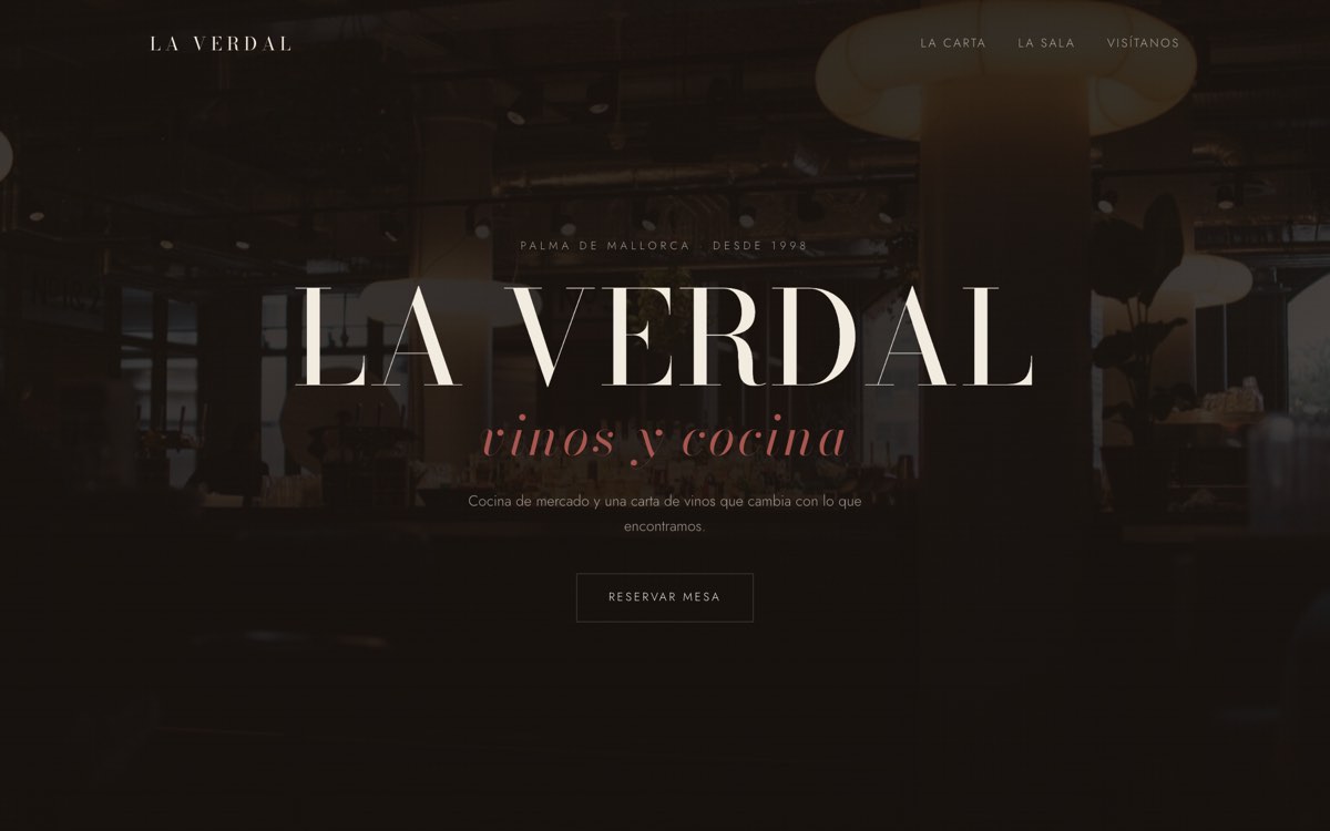 La Verdal concept — wine bar and kitchen