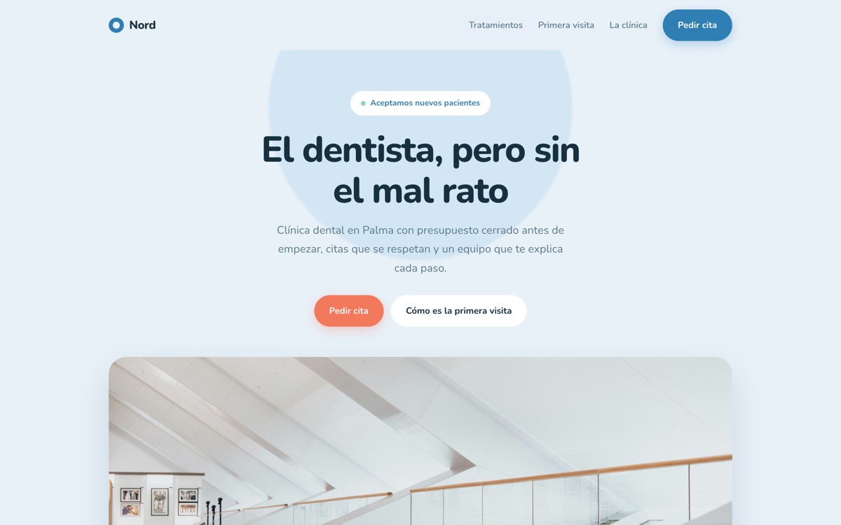 Nord Clinica concept — dental clinic