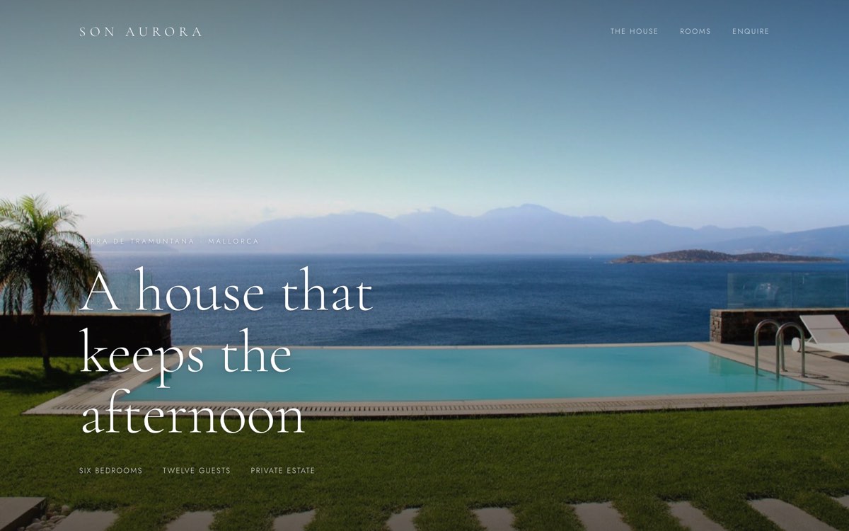 Son Aurora concept — villa rental